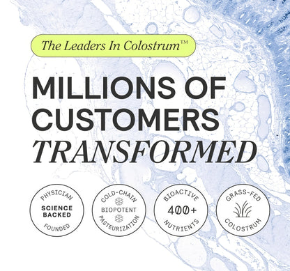 ARMRA Colostrum Powder |Unflavored |Gut Health & Bloating | Skin & Hair | Immunity|Keto, Gluten & Fat-Free |120 Servings